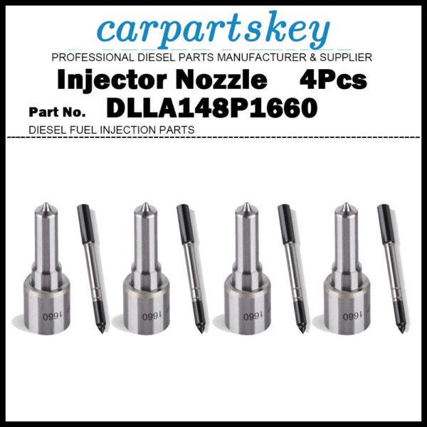 4x Injector Nozzle DLLA148P1660 for 0445110327 Saab 9-5 Opel Astra J Combo 2.0D