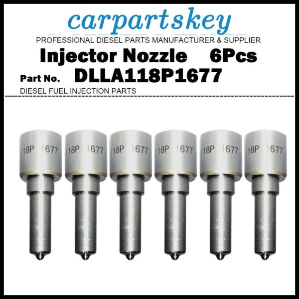 6x Injector Nozzle DLLA118P1677 for CUMMINS 6CT 8.3L 0445120112 87581565 4940439