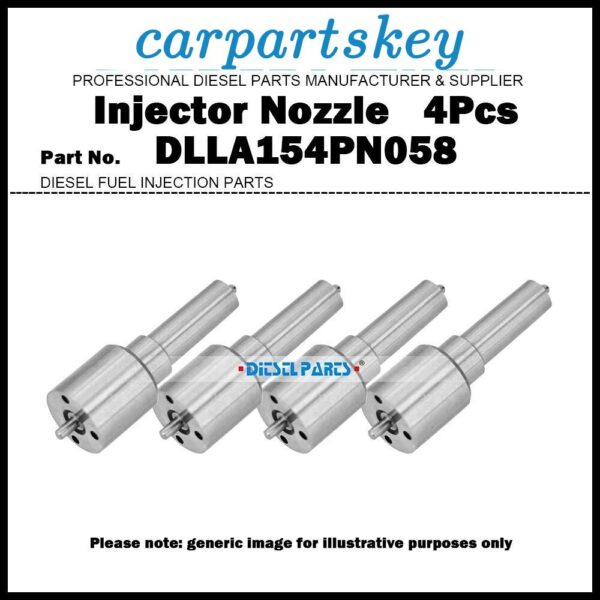 4Pcs Fuel Injector Nozzle Tips DLLA154PN058 105017-0580 for ISUZU 4BC2