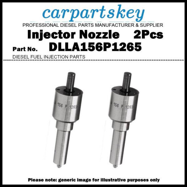 2x Injector Nozzle DLLA156P1265 for Mercedes Benz C30 AMG A6120700787 0445110225