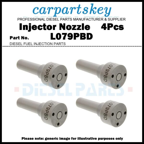 4x Fuel Injector Nozzle L079PBD for Ford Fiesta Focus 1.8d TJBB02701D TJBB01702D