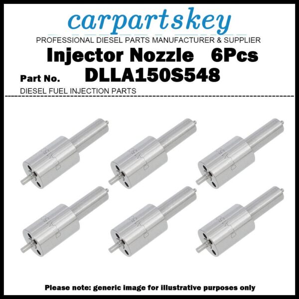 6Pcs Diesel Fuel Injector Nozzle DLLA150S548 for Scania 110 / 0432281772 221666