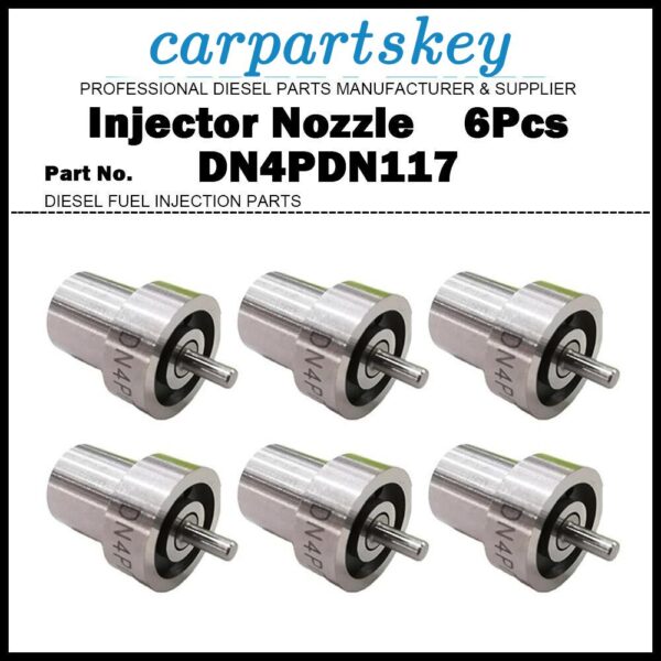 6Pcs Diesel Fuel Injector Nozzle DN4PDN117 for Ford Tractors 131406360 131406440