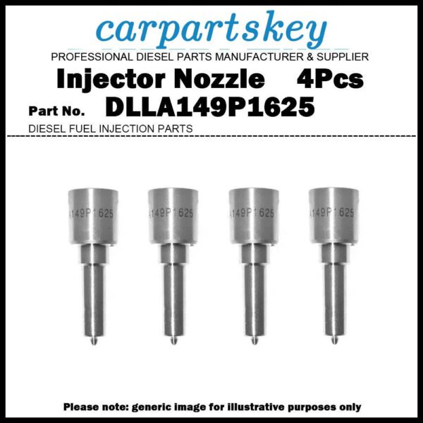 4Pcs Fuel Injector Nozzle DLLA149P1625 for Ford Focus MK2 1.6TDCi 9M5Q-9F593-AA