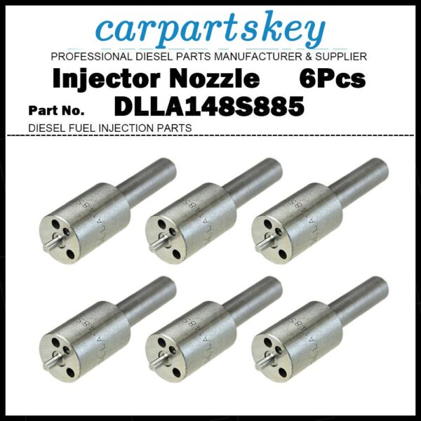 6Pcs Fuel Injector Nozzle DLLA148S885 for IVECO P/PA 12.8L 4143814 0432291699