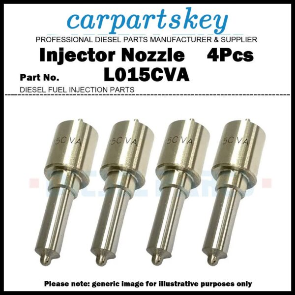 4x Fuel Injector Nozzle L015CVA for CASE 580 Cummins 4.5 LJC6760439 LJC6760539