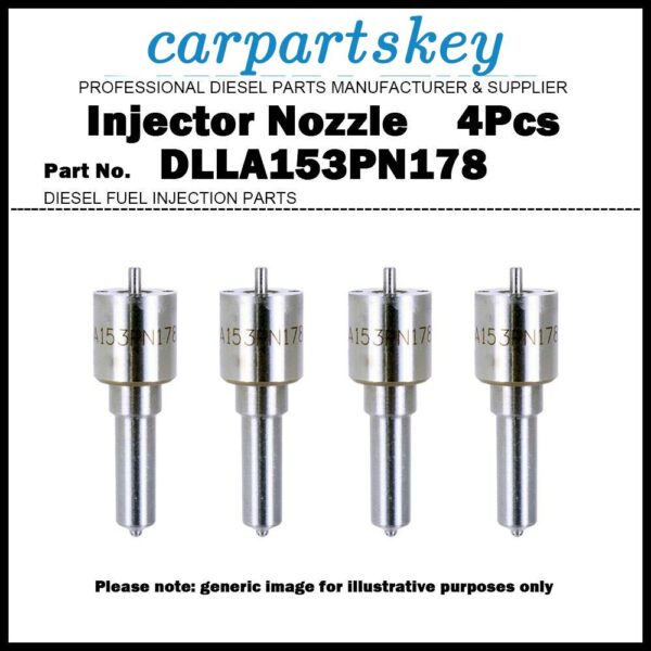 4x Diesel Fuel Injector Nozzle NP-DLLA153PN178 for Isuzu 4JB1 4JB1TC 8971229390