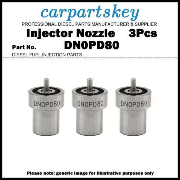 3x Injector Nozzle 093400-5800 DN0PD80 for Kubota D1403 D1503 D1703 V2003 V2203