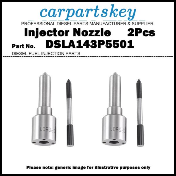 2Pcs Injector Nozzle DSLA143P5501 for Ford Cargo 1317 1517 1717 1722 2422 2428