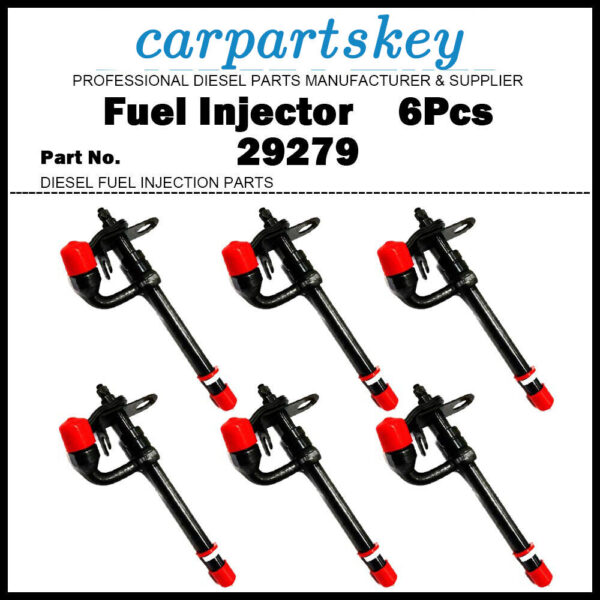 6Pcs Fuel Injector Pencil Nozzle 29279 Fit Stanadyne John Deere RE48786 RE44508