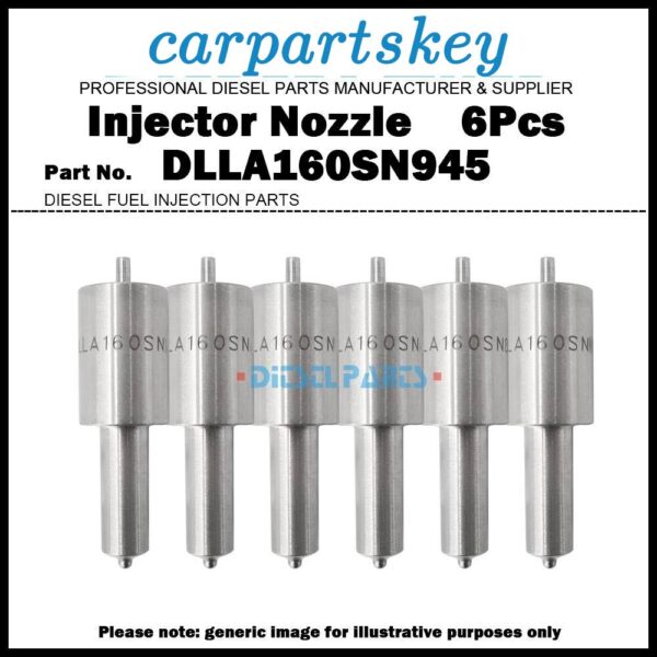 6Pcs Fuel Injector Nozzle 105015-9450 DLLA160SN945 for HYUNDAI HD AERO TWON D6BR