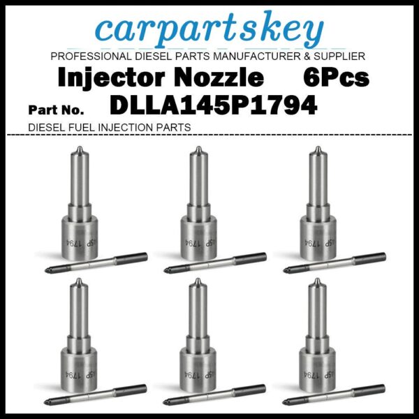 6Pcs Fuel Injector Nozzle DLLA145P1794 for IVECO Stralis Trakker 8.7D 0445120157