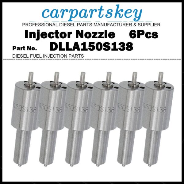 6Pcs Fuel Injector Nozzle DLLA150S138 for Volvo TD70B TD70E 0432291828 471132