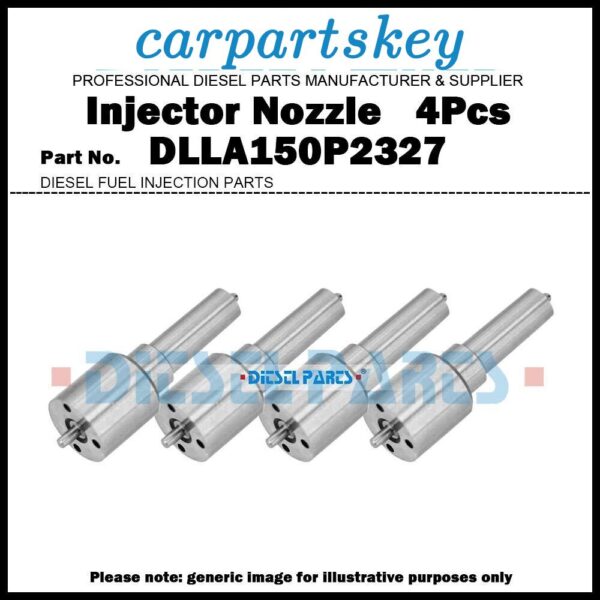 4Pcs Fuel Injector Nozzle DLLA150P2327 for Yuchai YC4F Yutong Bus 0445110486