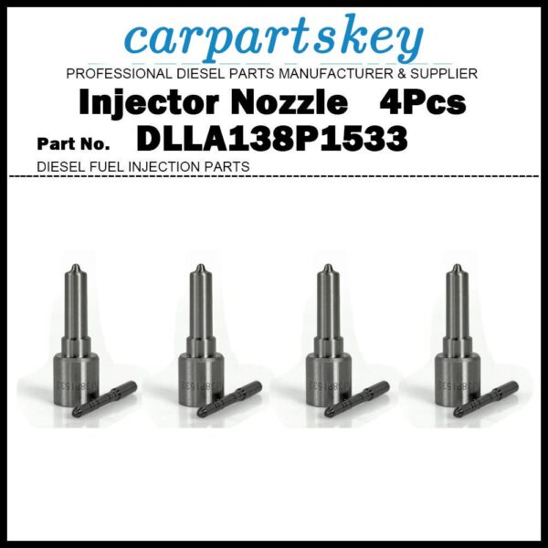 4x Fuel Injector Nozzle DLLA138P1533 for Fiat Ducato Iveco Daily 3.0d 504088823