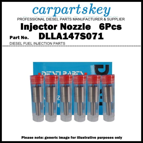 6Pcs Fuel Injector Nozzle Tips DLLA147S071