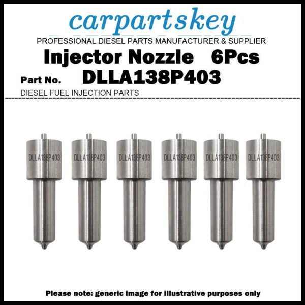 6x Fuel Injector Nozzle DLLA138P403 for IVECO Eurostar Eurotech Eurotrakker 9.5D