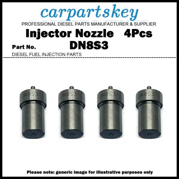 4x Fuel Injector Nozzle DN8S3 0434200013 for Deutz M80 M85 Hatz E80G E80FG E80FL