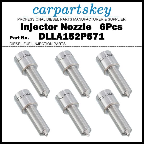 6Pcs Injector Nozzle 0432191386 DLLA152P571 for VOLVO B10 FL10 FM10 9.6D 8194094
