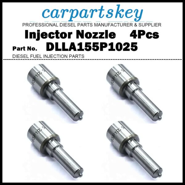 4x Injector Nozzle DLLA155P1025 for TOYOTA Hilux 1KD-FTV 23670-30280 095000-7780