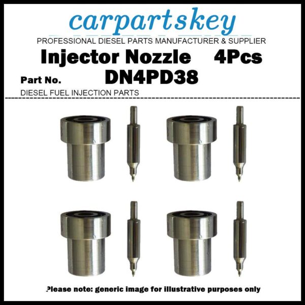 4x Diesel Fuel Injector Nozzle DN4PD38 093400-5380 for Daihatsu Charade CL CL-T