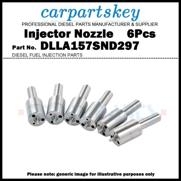 6Pcs Fuel Injector Nozzle DLLA157SND297 for HINO 500 J05C J07C J08C 093500-6640