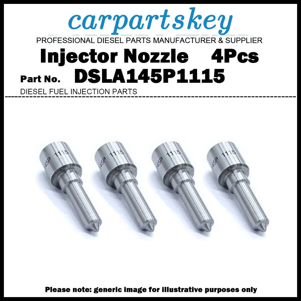 4Pcs Injector Nozzle DSLA145P1115 for Opel Movano Renault Master 2.2d 0445110102