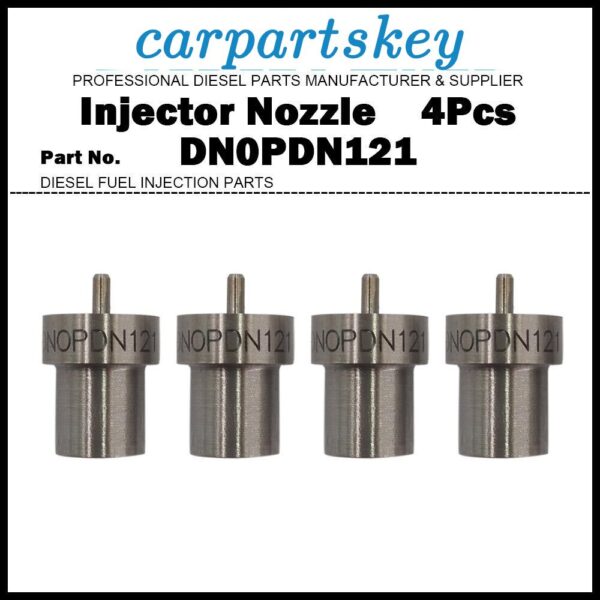 4x Fuel Injector Nozzle DN0PDN121 for Komatsu Yanmar 129901-53001 YM129901-53001