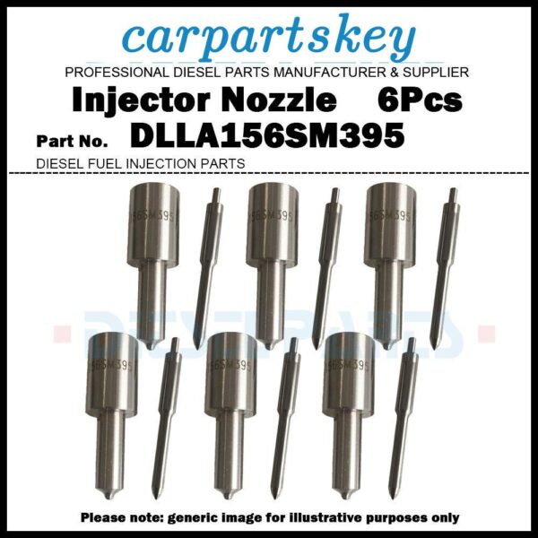 6Pcs Diesel Fuel Injector Nozzle DLLA156SM395 ISUZU GIGA 6WF1 6WF1TC 6WF1TCC