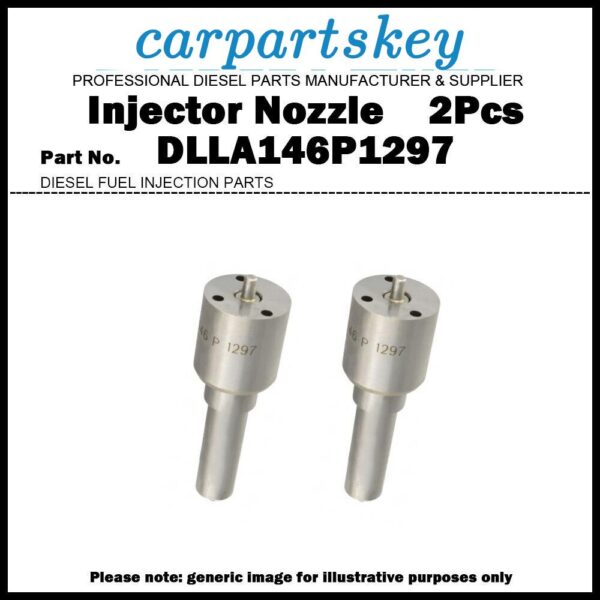 2x Fuel Injector Nozzle DLLA146P1297 0433171812 4234350 for DEUTZ F4L914 F6L914