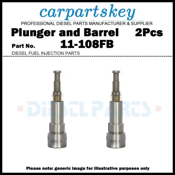 2x Pump Element Plunger 11-108FB 660-14260 for Lister Petter TR TS TL LV Engines