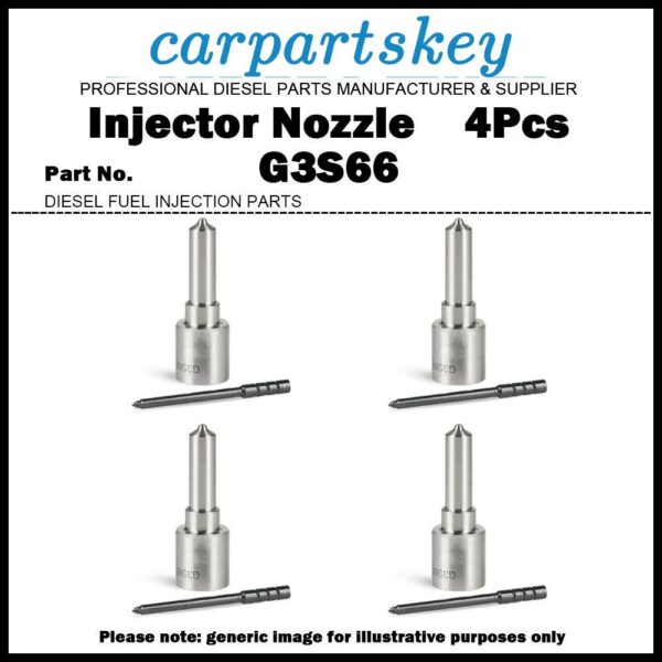 4Pcs Injector Nozzle G3S66 for kubota V3307 1J770-53051 1J770-53050 295050-1980