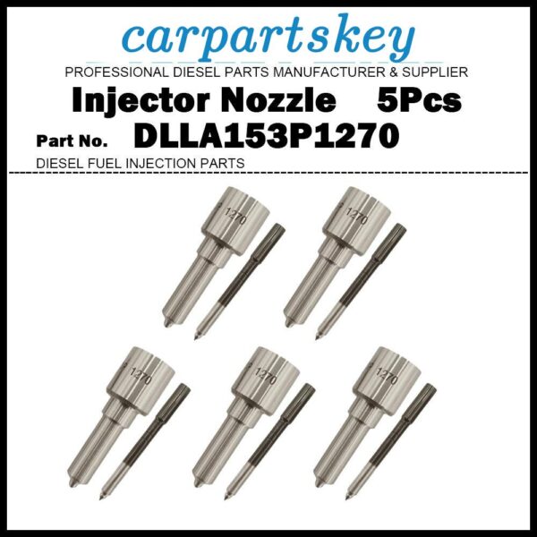 5Pcs Fuel Injector Nozzle DLLA153P1270 fit Mercedes Benz A6480700187 A6480700487