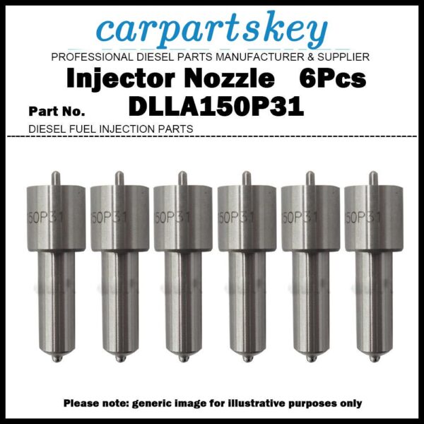 6Pcs Injector Nozzle DLLA150P31 0433171032 for Volvo F12 N12 NL12 12.0D / 468748