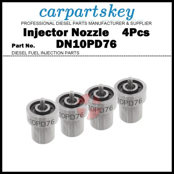 4x Injector Nozzle DN10PD76 for TOYOTA Hilux Surf Hiace 2.4TD 2L-T 2L-TE 2L-THE
