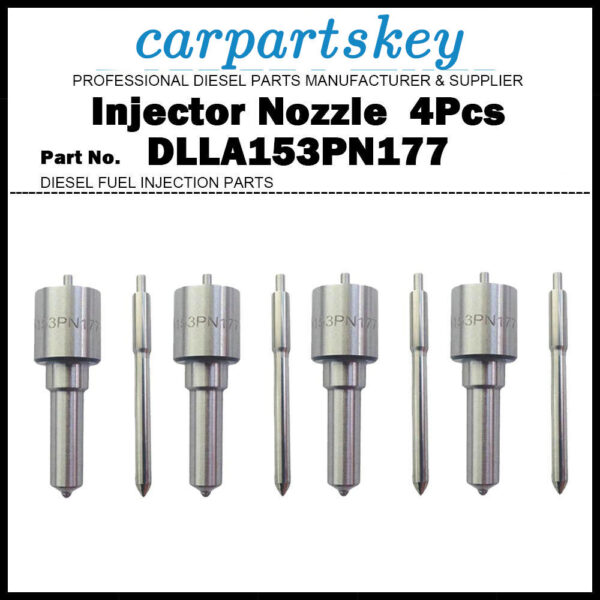 4x Fuel Injector Nozzle 105017-1770 DLLA153PN177 for Isuzu Elf D-Max 4JB1 4JB1TC