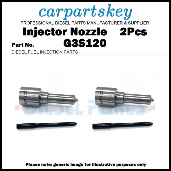 2x Injector Nozzle G3S120 for Cummins QSB5.9 ISB5.9 5365904 5284016 095050-1040