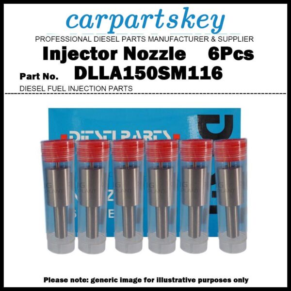 6x Fuel Injector Nozzle Tips DLLA150SM116 105025-1160 for Mitsubishi Fuso 6D16T7