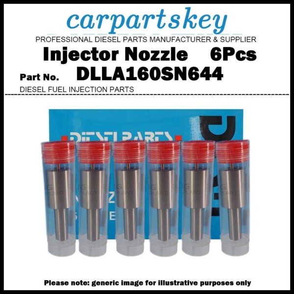 6Pcs Fuel Injector Nozzle Tips 105015-6440 DLLA160SN644 for MITSUBISHI FUSO 6D16