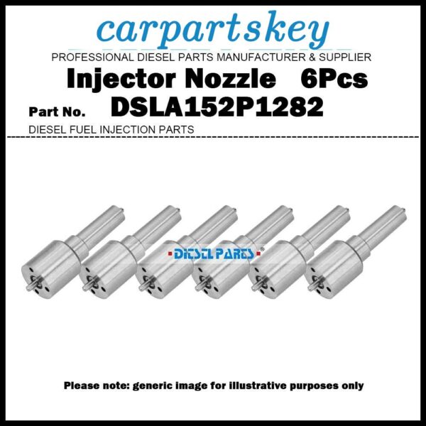 6Pcs Diesel Fuel Injector Nozzle Tips DSLA152P1282