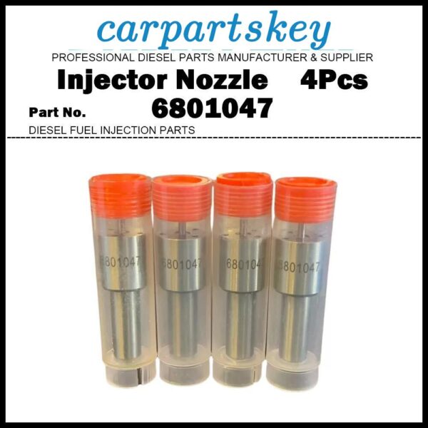 4Pcs Fuel Injector Nozzles 6801047 for Maxion 4.1L NA / Perkins P4001T Q20B4.236