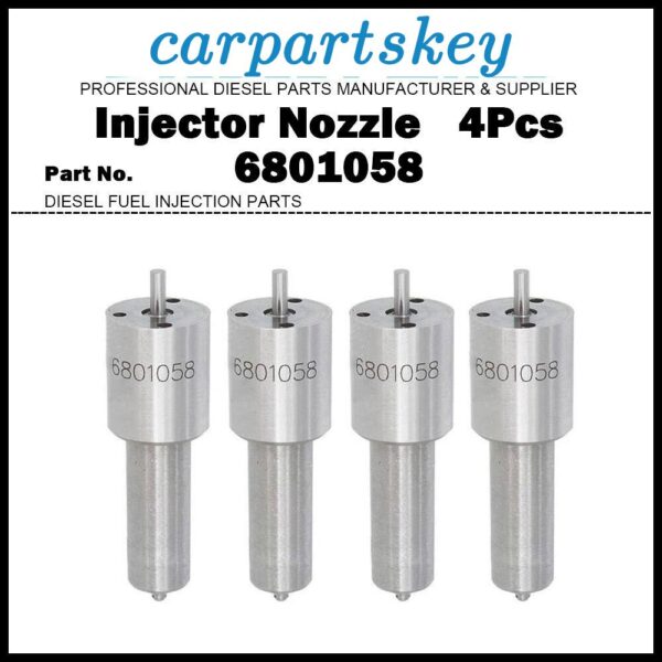 4x Fuel Injector Nozzle 6801058 2645A608 3637195M1 for Massey Ferguson 3115 4235