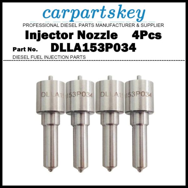 4x Diesel Fuel Injector Nozzle Tips F019121034 DLLA153P034 for JAC ISUZU 4JB1-T