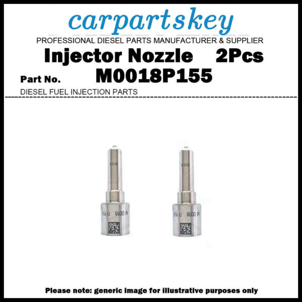 2Pcs Injector Nozzle M0018P155 for Land Rover Discovery L319 2.7d 4H2Q-9K546-AF
