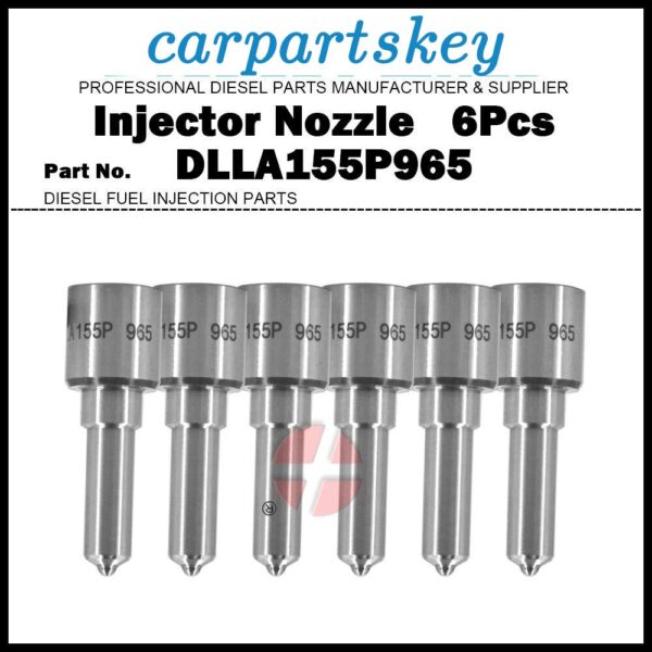 6x Fuel Injector Nozzle DLLA155P965 for HOWO Ssangyong 095000-6700 R61540080017A