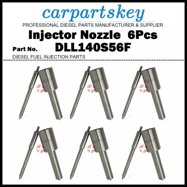 6PCs Injector Nozzle DLL140S56F DLLA140S563 0433271266 for FIAT 691 IVECO 330-26