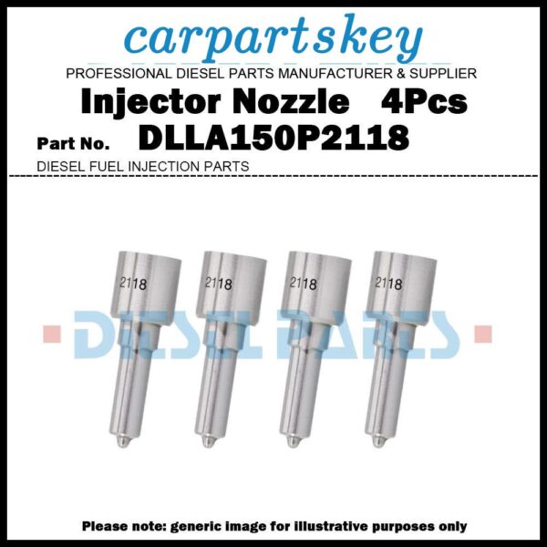 4 Injector Nozzle DLLA150P2118 for Opel Vivaro Renault Trafic 2.0 M9R 0445110338