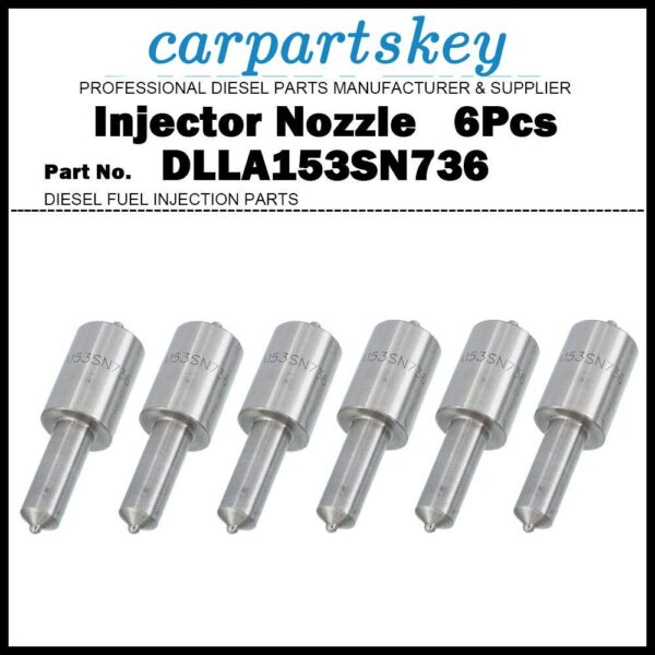 6x Fuel Injector Nozzle Tips DLLA153SN736 for NISSAN Diesel UD TRUCKS NE6T 7.4D
