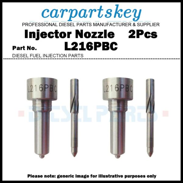 2x Injector Nozzle L216PBC for Volvo D13A D13D BEBE4D16001 BEBE4D08001 85003263