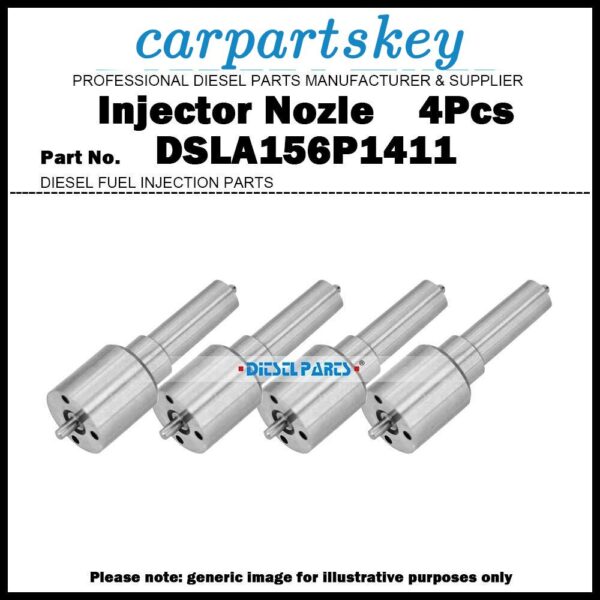 4x Fuel Injector Nozzle DSLA156P1411 for MERCEDES BENZ L1318 L1418 C1215 OM904LA